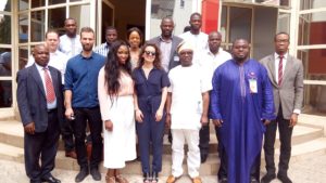 GROUP PHOTOGRAPH OF STARTPRENEUR TEAM AND NITDA MANAGEMENT  LEAD BY Ag DG DR VINCENT OLATUNJI