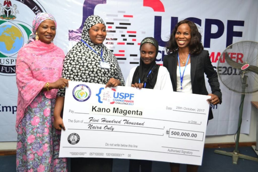 Team Kano Magenta with Ag Head of the OIIE Dr Amina Sambo