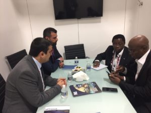 Türksat A.Ş., and NIGCOMSAT business talks at SATELLITE 2018, Washington DC