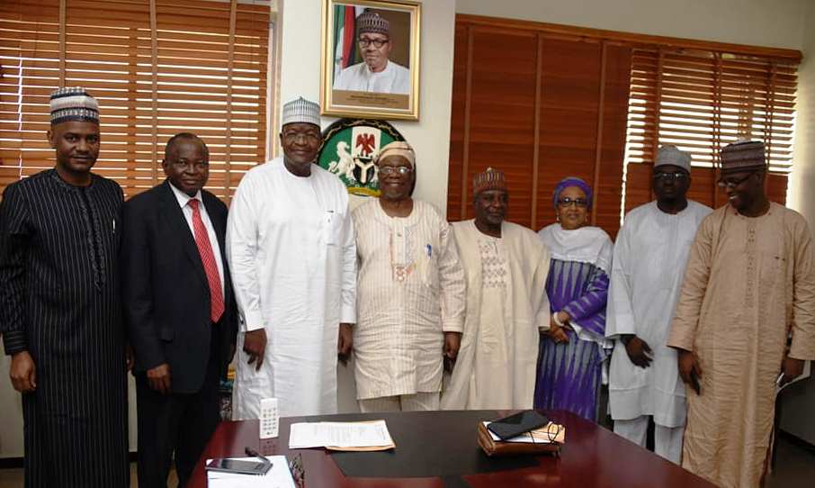 NAE delegation with Danbatta at the NCC's headquarters