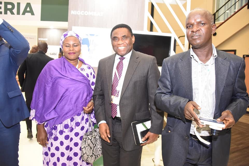 Head of Corporate Affairs, NITDA, Mrs. Hadiza Umar of NITDA and Director of Public Affairs, Mr. Tony Ojobo, NCC at the ITU World 2018.