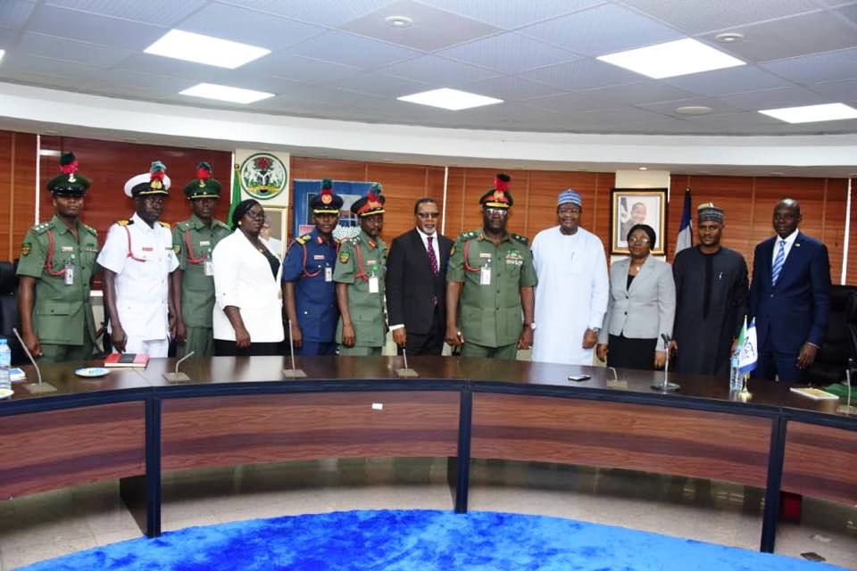 NDA and NCC staff during the visit