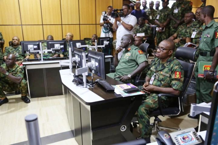 Inside Nigerian Army Situation room