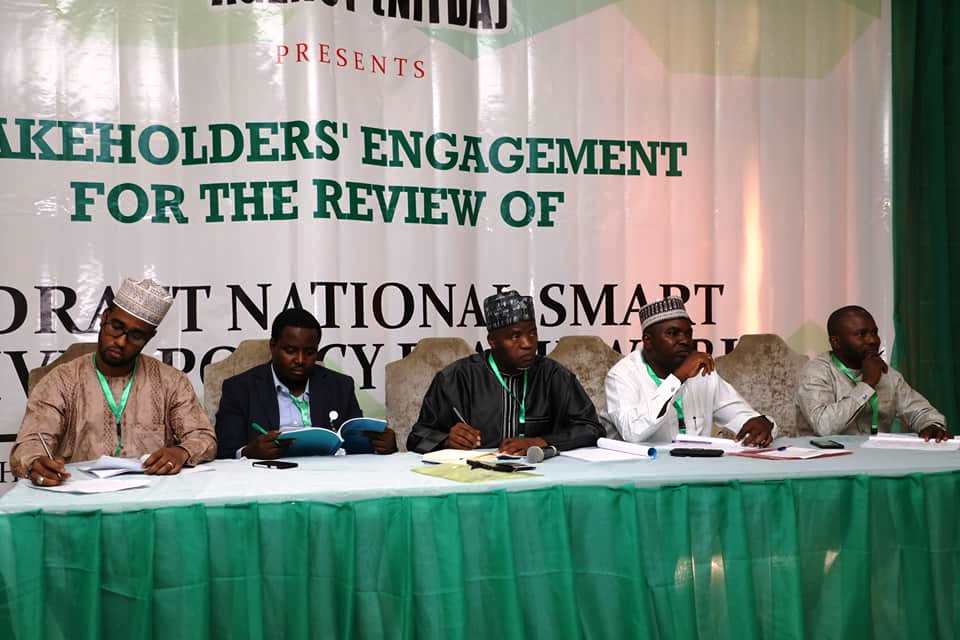 NITDA officials at the launch of the NSIPF