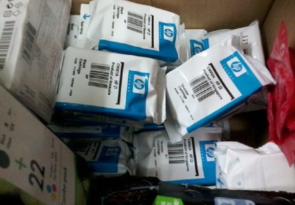 HP counterfeit ink